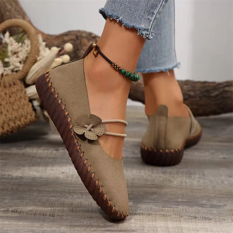 Scarlett – Chaussures Confortables Semelle Souple - Beige