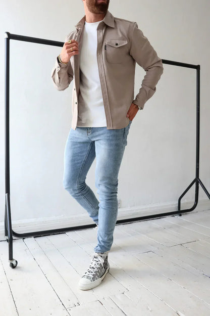 Nathan – Chemise Décontractée Haut de Gamme – Noir