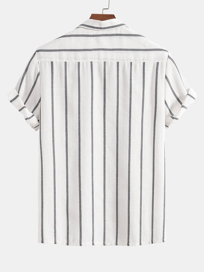 William – Ensemble Décontracté à Manches Courtes – Beige