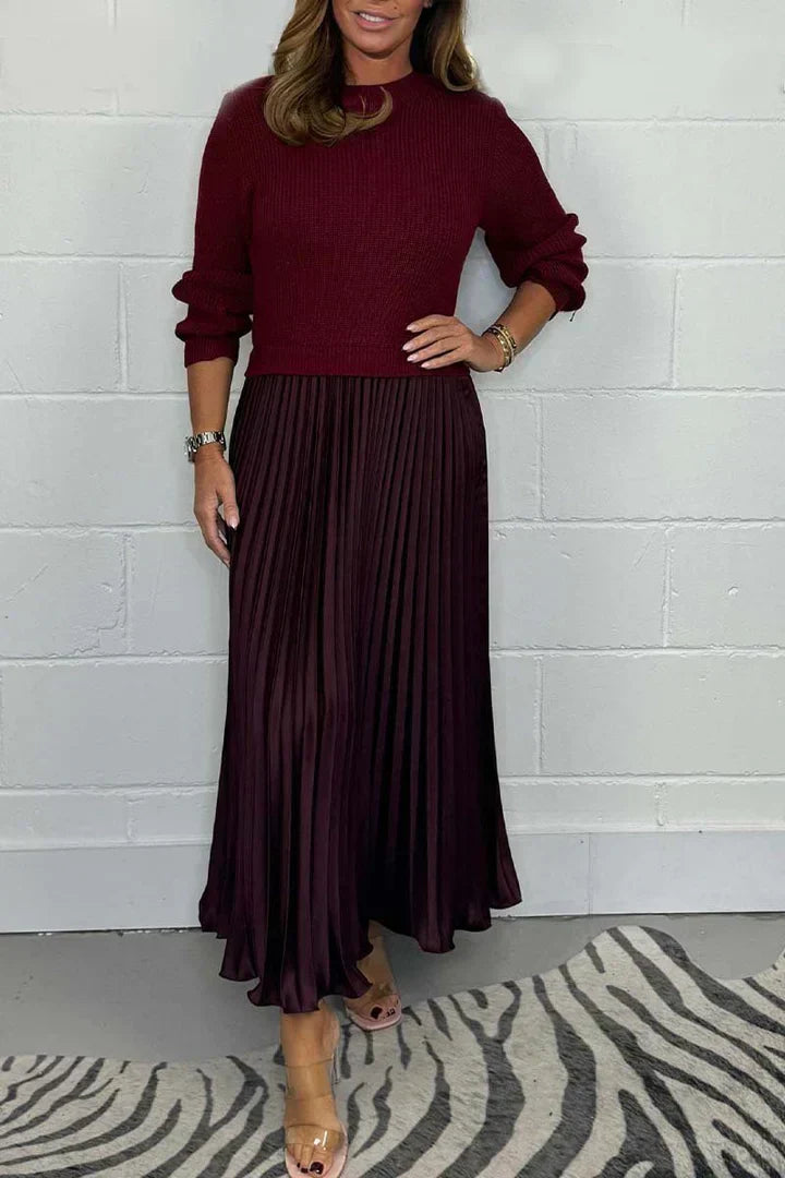 Charlotte - Robe-Pull Élégante 2-en-1