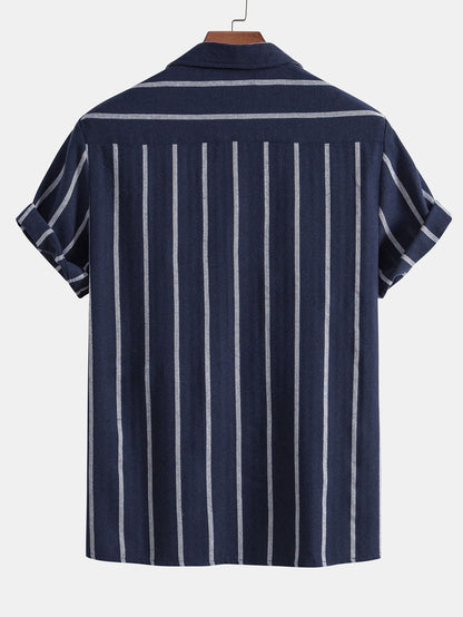 William – Ensemble Décontracté à Manches Courtes – Beige