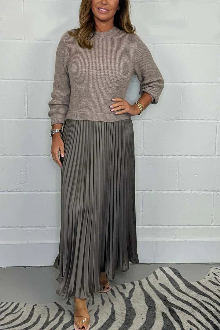 Charlotte - Robe-Pull Élégante 2-en-1