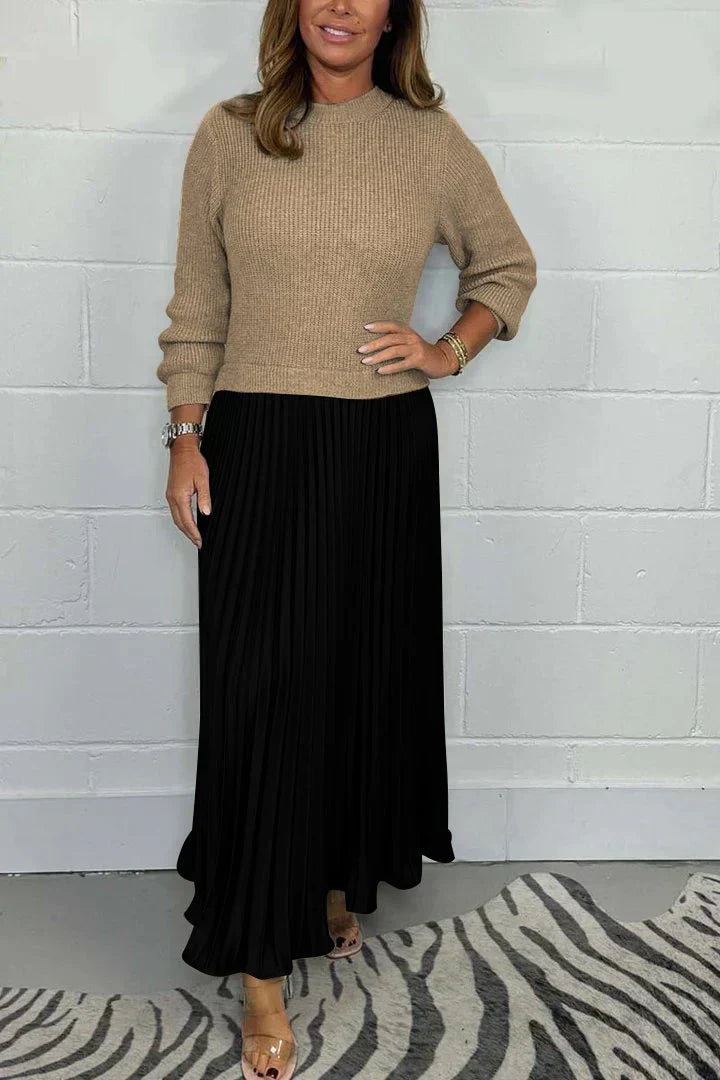 Charlotte - Robe-Pull Élégante 2-en-1