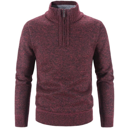 Ethan - Pull Demi-Zip Décontracté et Élégant