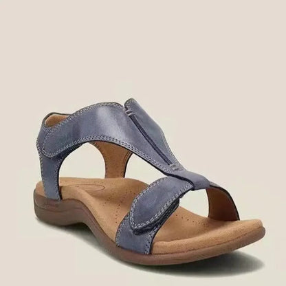 Sophia – Sandales Confortables Ajustables - Gris